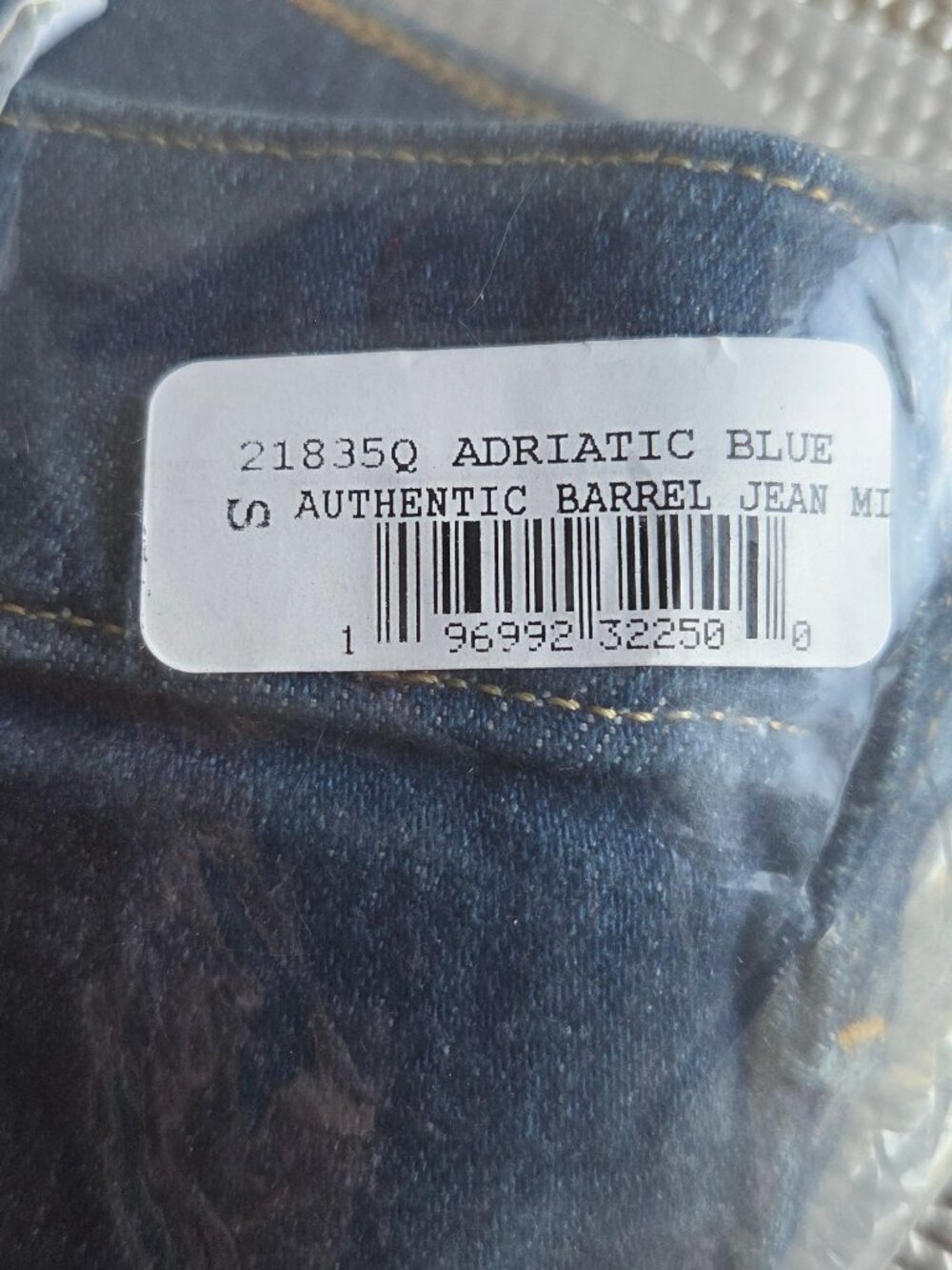 NWT SPANXshape Authentic 360 Barrel Leg Jeans - Adriatic Blue (Size S) - Picture 7 of 13